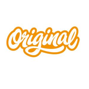 Rezaná samolepka Originál, oranzova